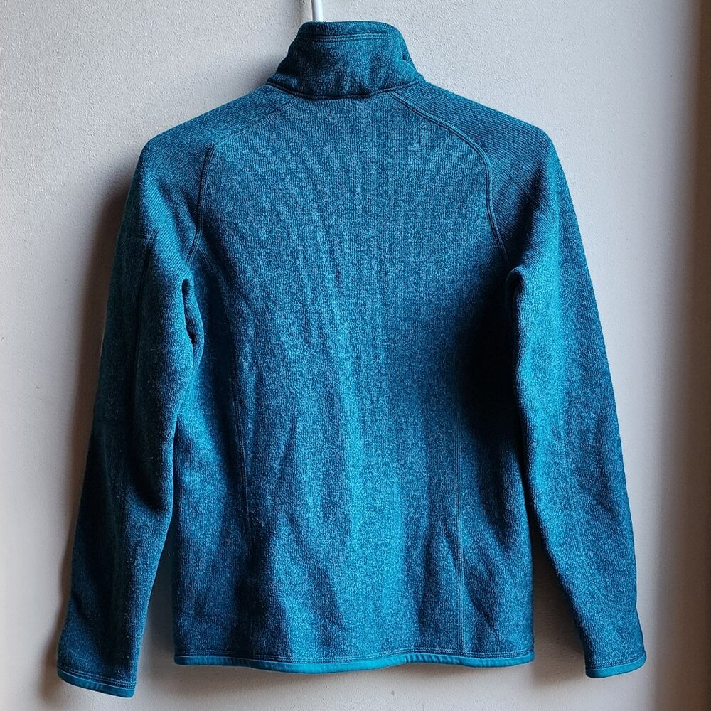 Patagonia Aqua Better Sweater Quarter Zip-Up Pullover Size Small - Picture 15 of 16
